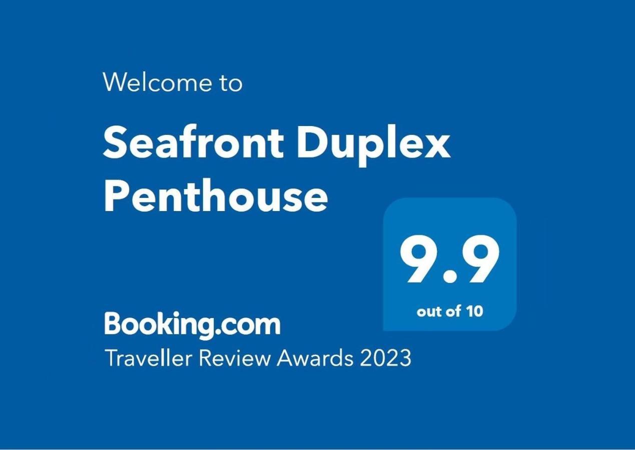 Unique Seafront Triplex Penthouse With Panoramic Bedroom & Rooftop Jacuzzi Overlooking Valletta Σλιέμα Εξωτερικό φωτογραφία